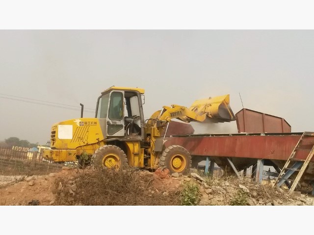 Loading of the Batching Plant